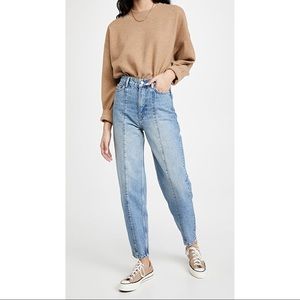 Reformation Kris Relaxed Curve Seam Jeans - Size 25